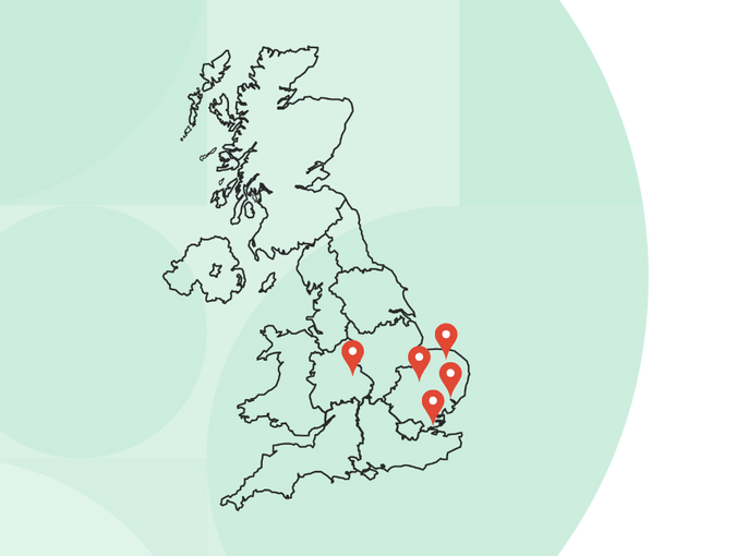 Hughes Business branch map